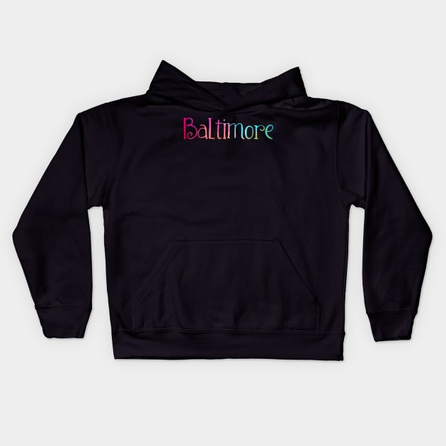 Baltimore Kids Hoodie by lolosenese